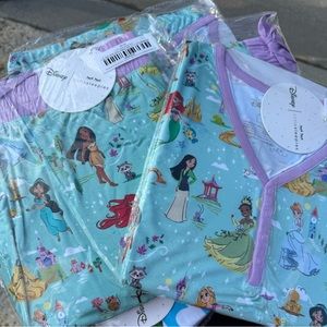Little Sleepies Disney Princess Adult Small pants/shirt. NIB.